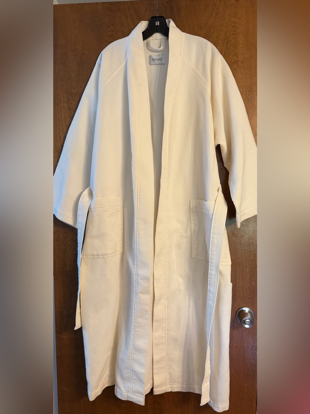 Mascioni Turkish Cotton Waffle Knit Hotel Collection Robe XL